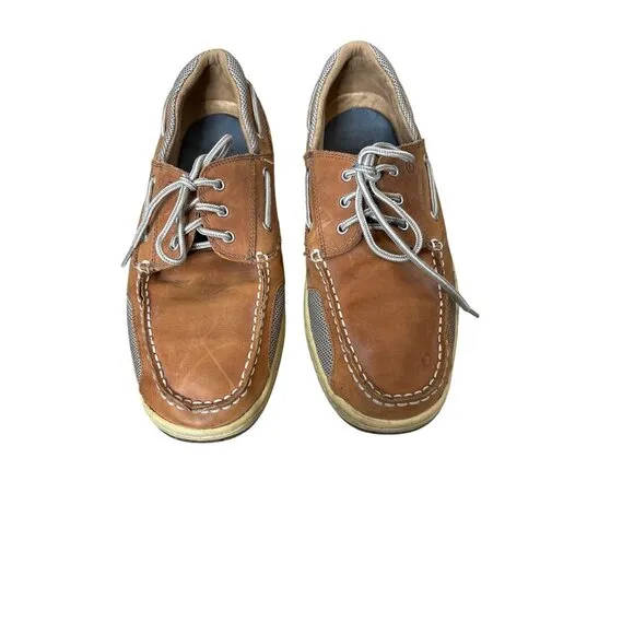 Sperry Billfish Men's Tan Leather Boat Shoes Size 9