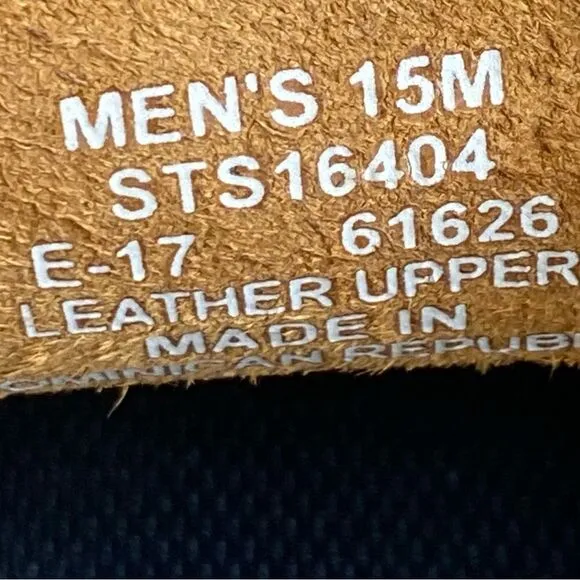 Sperry brown leather boat shoes mens size 15