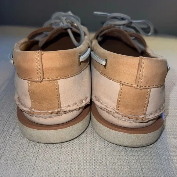 Sperry Gold Cup Men’s Size 9.5M Beige/Tan Suede Leather Boat Shoes