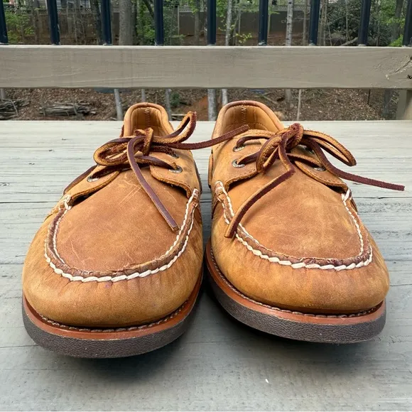 Sperry Gold Cup Original Authentic 2-Eye Boat Shoes in Medium Beige size 13 M