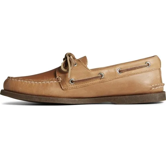 SPERRY MEN'S AUTHENTIC ORIGINAL 2-EYE BOAT SHOE, SAHARA, 10.5 M US
