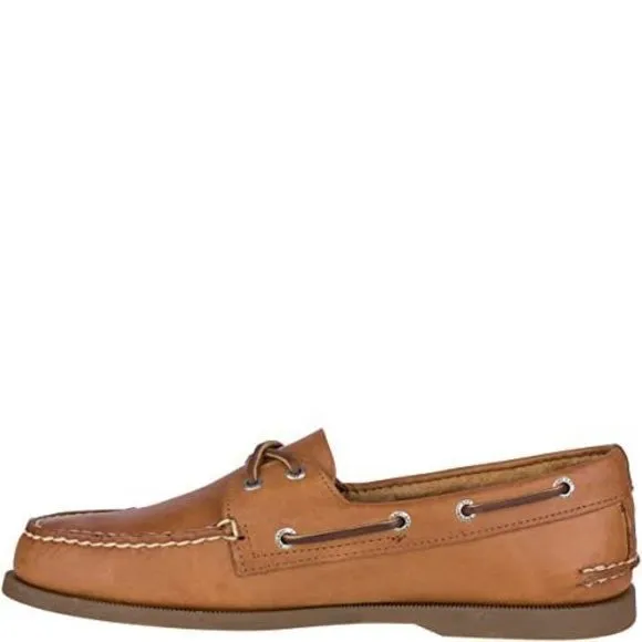 SPERRY MEN'S AUTHENTIC ORIGINAL 2-EYE BOAT SHOE, SAHARA, 12 M US