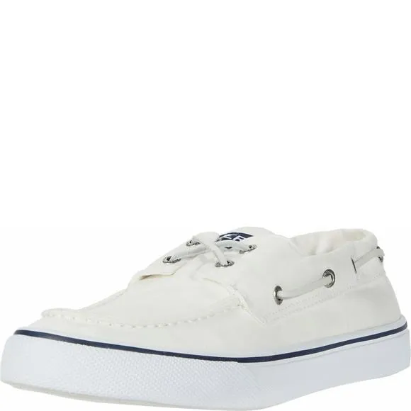 SPERRY MEN'S BAHAMA II BOAT SHOE, SW WHITE, 8.5 M US