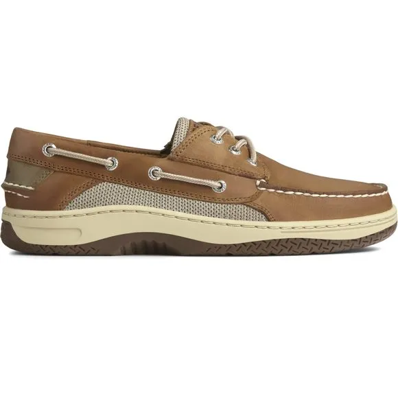 SPERRY MEN'S BILLFISH 3-EYE BOAT SHOE DARK TAN 12 M