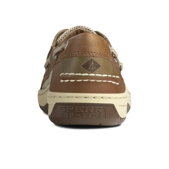 SPERRY MEN'S BILLFISH 3-EYE BOAT SHOE DARK TAN 12 M