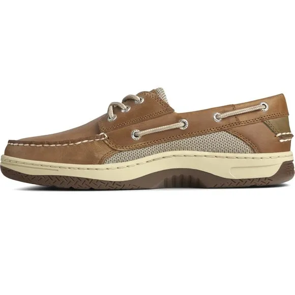 SPERRY MEN'S BILLFISH 3-EYE BOAT SHOE DARK TAN 12 M