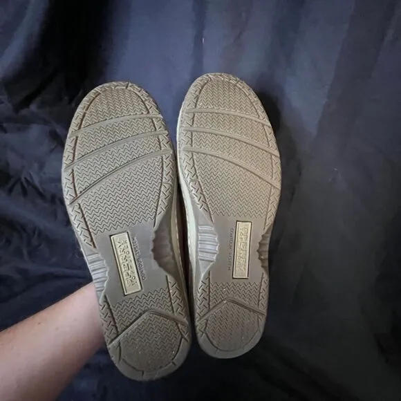 Sperry Men's 'Billfish' Boat Shoe 3 eye‎ Clove/Amaretto Brown Leather Size 9.5