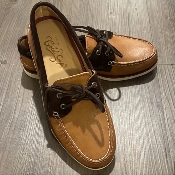 Sperry Men's Gold Cup Original 2-Eye Nautical Boat Shoes NEW Size 8.5