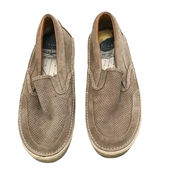 SPERRY MENS TAN TOP SIDER LEATHER UPPER SNEAKER SHOES SIZE 11.5