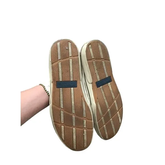 SPERRY MENS TAN TOP SIDER LEATHER UPPER SNEAKER SHOES SIZE 11.5