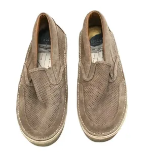 SPERRY MENS TAN TOP SIDER LEATHER UPPER SNEAKER SHOES SIZE 11.5