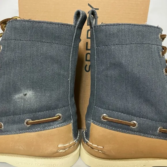 SPERRY TOP-SIDER A/O BOAT SHOE BOOT OAT/NAVY