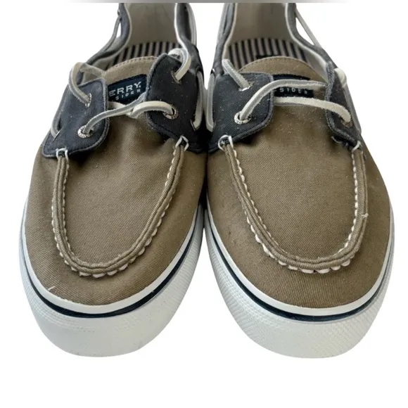 Sperry Top-Sider Bahama 2 Tone Canvas Mens Shoes Boat Shoes Size 11 NEW