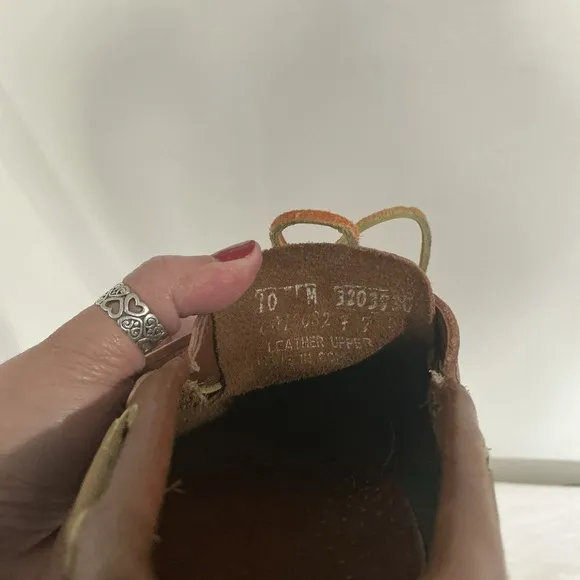 Sperry Top-Sider Boat Shoe Luggage Tan Leather Men's Size 10M