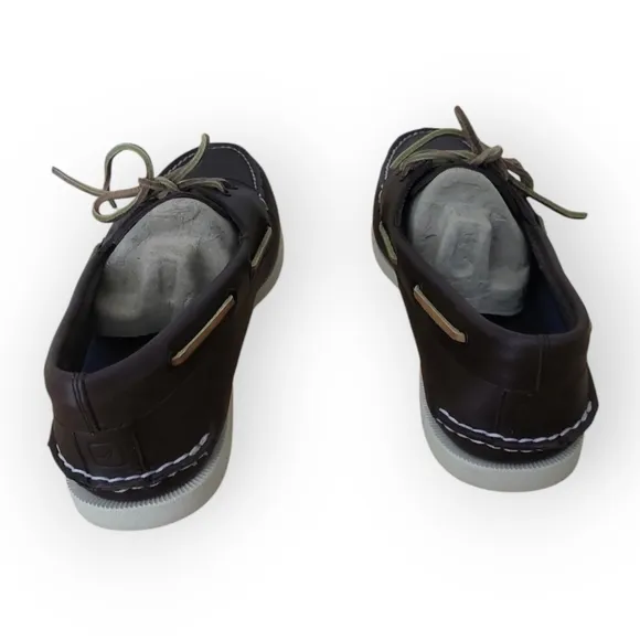 Sperry  Top-Sider Brown Leather 360 Lacing Authentic Original Boat Shoe 12W NIB