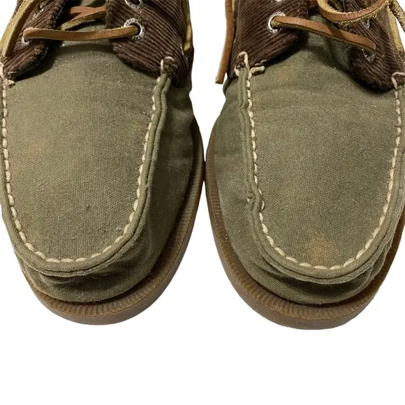 Sperry Top-Sider for J Crew Canvas Lace Up Boat Shoe