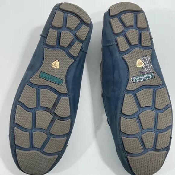 Sperry Top Sider Gold Cup Navy Blue Leather Moccasin Loafer Boat Shoes Size 13