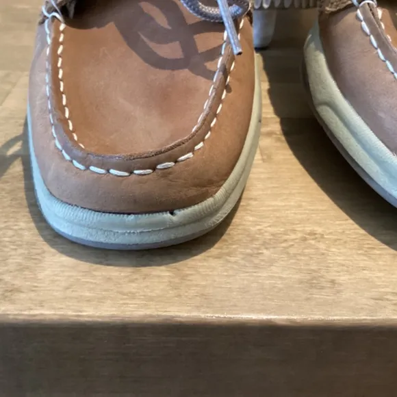 Sperry Top-Sider Intrepid Tan Boat Shoes Size 8