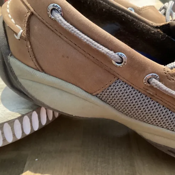 Sperry Top-Sider Intrepid Tan Boat Shoes Size 8