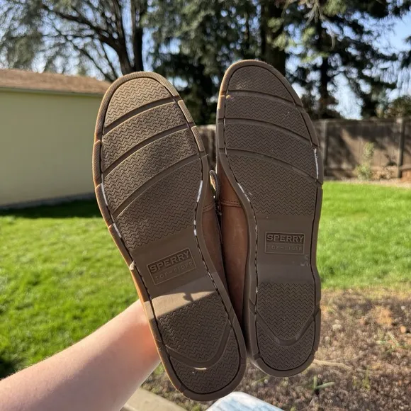 Sperry Top-Sider Leeward 2 Eye Boat Shoe Sahara Tan Size 12 Old Money Preppy