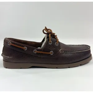 Sperry Top-Sider Leeward Honey Yellow Mens Wide Perforated Leather Boat Shoes
