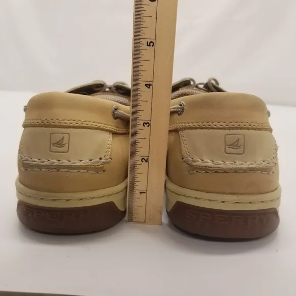 Sperry Top-Sider Men Sz 14M Boat Shoes Billfish 2 Tone Tan Beige Leather