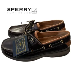 Sperry Top-Sider Men's Gold Boat ASV Amaretto Leather Loafers Boat Shoes 8.5
