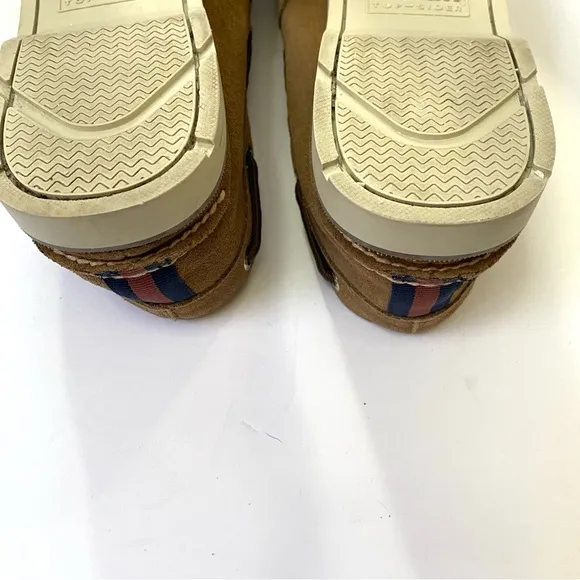 Sperry Top-Sider Mens Leeward Boat Shoe Tan Leather Size 13