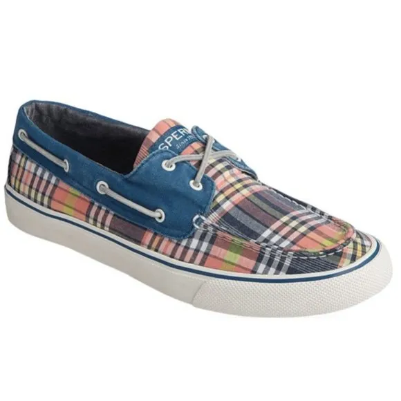 SPERRY TOP SIDER Men's Plaid Boat Shoes