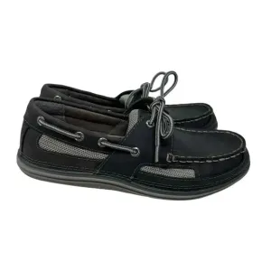 Sperry Top-Sider Men’s size 8 Gray Lightship 2 Eye Boat Shoes  Leather Moc