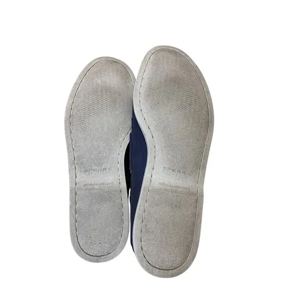 Sperry Top-Siders Gold Cup Rivingston Navy Leather Slip on Boat Shoes - Size 11