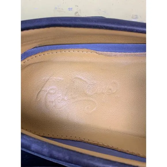 Sperry Top-Siders Gold Cup Rivingston Navy Leather Slip on Boat Shoes - Size 11