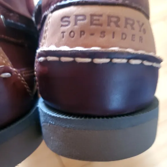 Sperry Top-Siders Leather Boat Shoes Moccasin Stitching Size 13