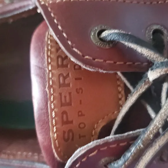 Sperry Top-Siders Leather Boat Shoes Moccasin Stitching Size 13
