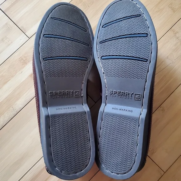 Sperry Top-Siders Leather Boat Shoes Moccasin Stitching Size 13