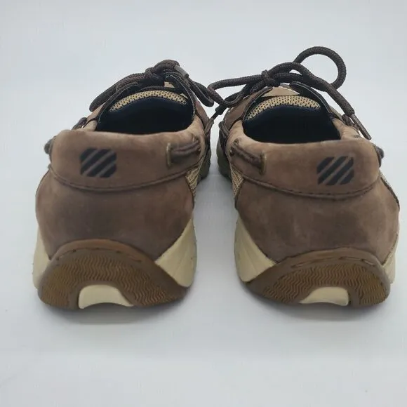 𝅺sperry West Marine Performance Low Boat Shoes Brown Leather Size 6.5 M
