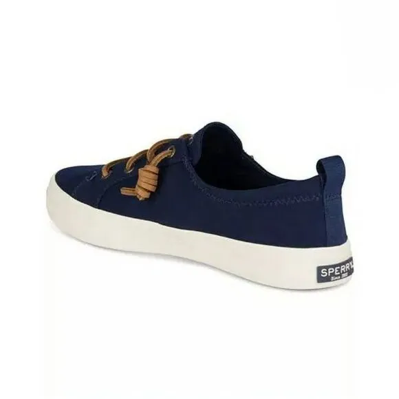 Sperry® Womens Crest Vibe Navy Canvas Ankle Boat Shoes