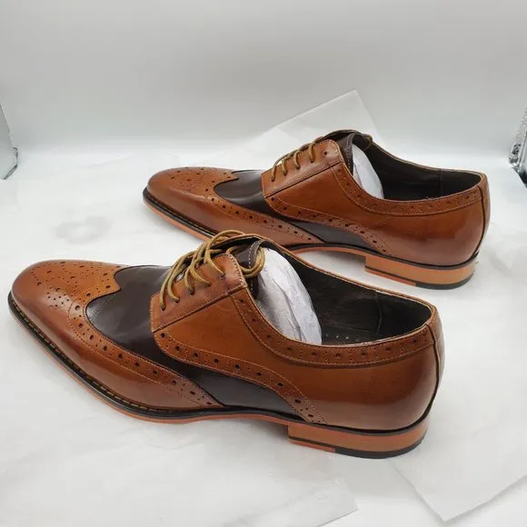 STACY ADAMS Men's Tinsley Wingtip Lace-Up Oxford | 11.5 | NWOB