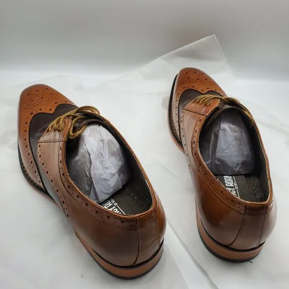 STACY ADAMS Men's Tinsley Wingtip Lace-Up Oxford | 11.5 | NWOB