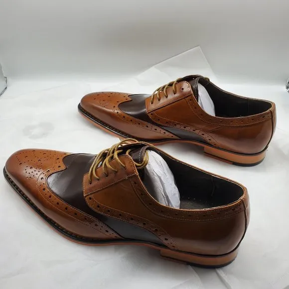 STACY ADAMS Men's Tinsley Wingtip Lace-Up Oxford | 11.5 | NWOB