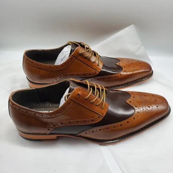 STACY ADAMS Men's Tinsley Wingtip Lace-Up Oxford | 11.5 | NWOB