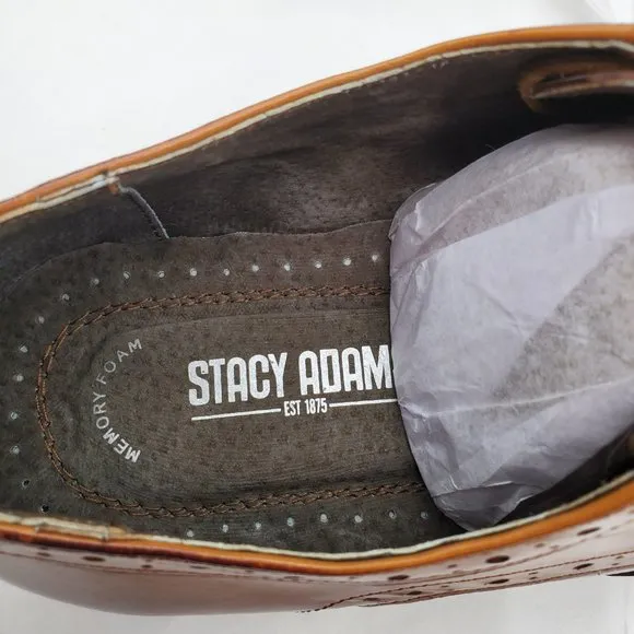 STACY ADAMS Men's Tinsley Wingtip Lace-Up Oxford | 11.5 | NWOB