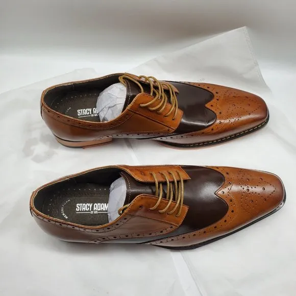 STACY ADAMS Men's Tinsley Wingtip Lace-Up Oxford | 11.5 | NWOB