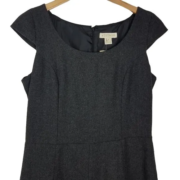 Stetson | Wool Blend Gray Dress A Line 10 New