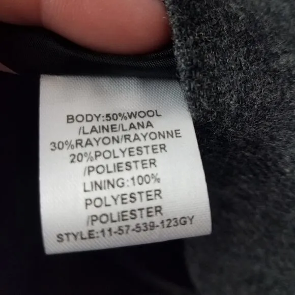Stetson | Wool Blend Gray Dress A Line 10 New