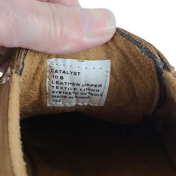 Steve Madden preppy brown suede leather pinhole brogues 10B shoes
