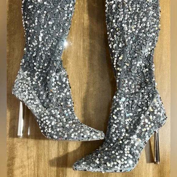 Steve Madden Sequin Boots