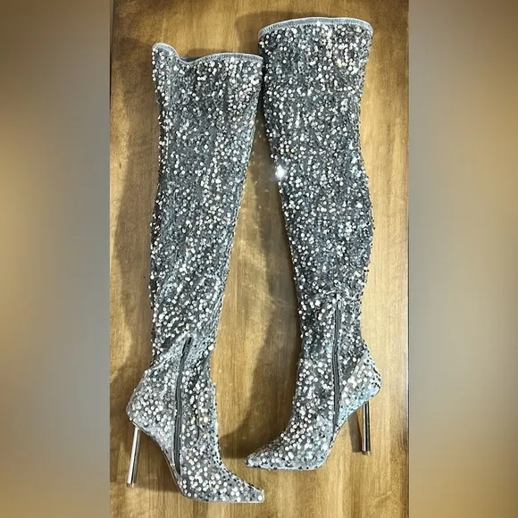 Steve Madden Sequin Boots