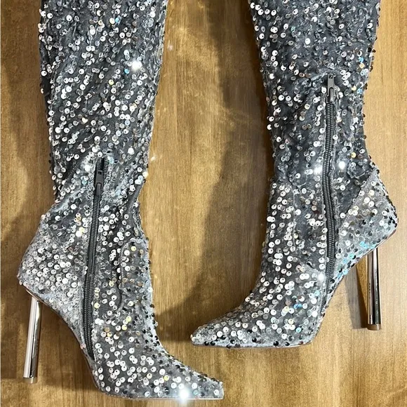 Steve Madden Sequin Boots