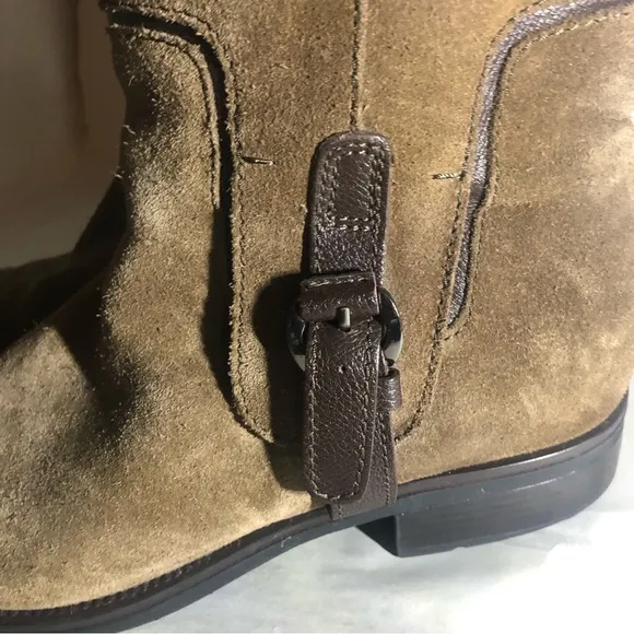 Stonefly Brown Leather/Suede Knee-Length Boots, EU 41